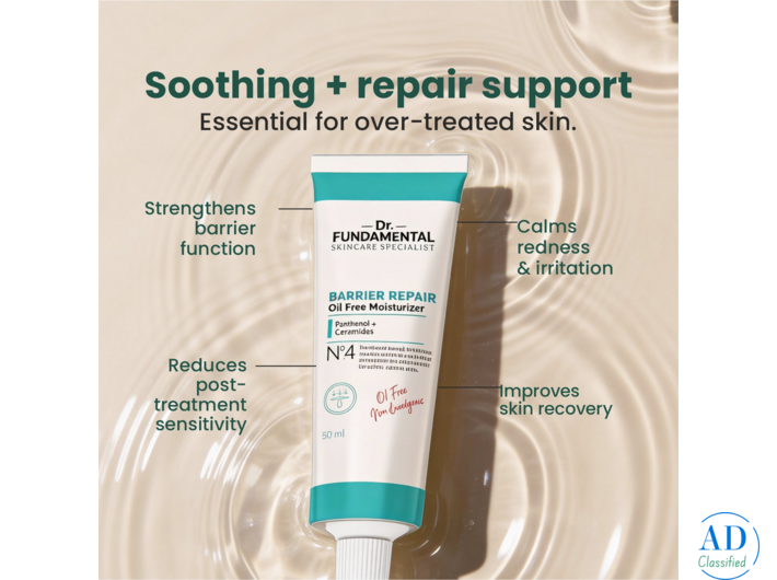 5% Panthenol Ceramide Moisturizer – Oil-Free Formula for Oily & Acne-Prone Skin