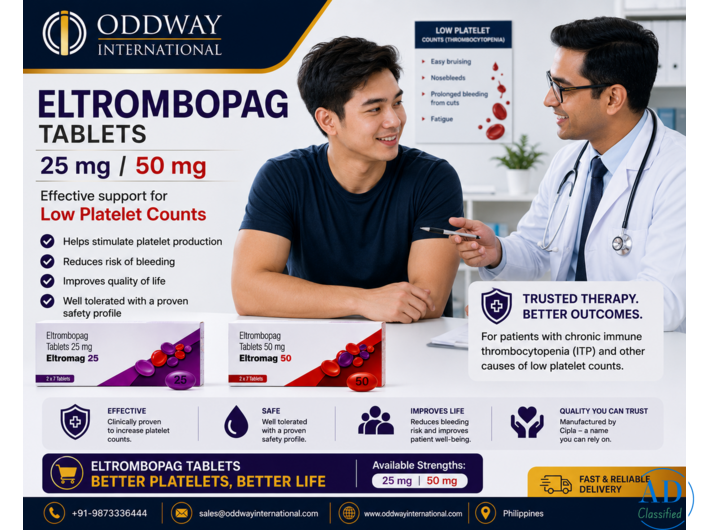 Find Eltrombopag Price Philippines for Bulk Supply - Oddway