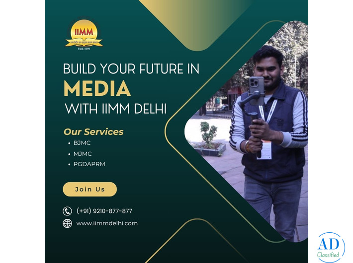 Master’s in Journalism & Mass Communication (MJMC) – IIMM Delhi