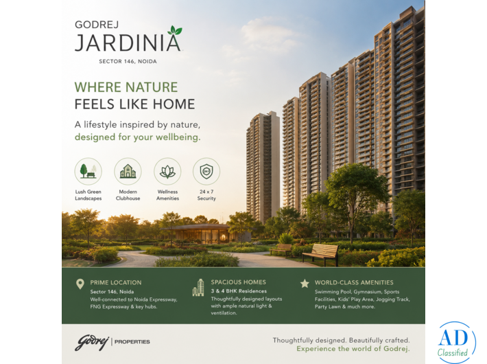 Godrej Jardinia Exclusive Apartments Near Noida Expressway
