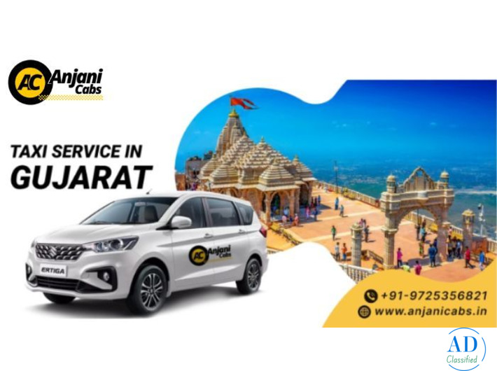 Hire Online Taxi Service in Gujarat - Anjani Cabs