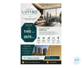 What are the available apartment configurations and layout sizes in Amrapali Sapphire