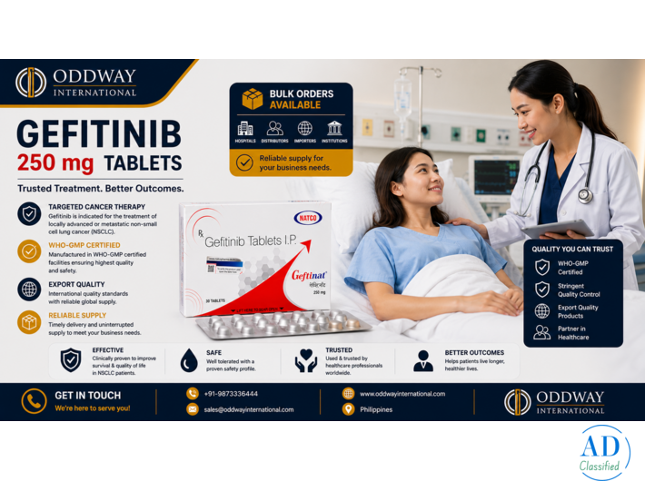 Gefitinib 250mg Price Philippines for B2B Procurement - Oddway