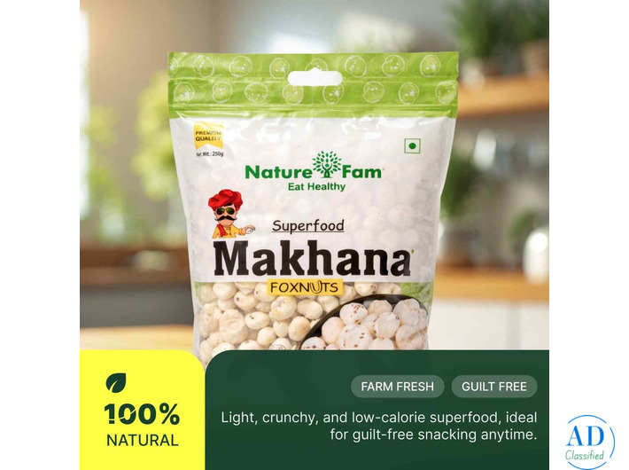Makhana Price 250 GM – Premium Fox Nuts Online | Naturefam