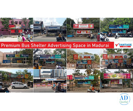 Premium Bus Shelter Advertising Space in Madurai
