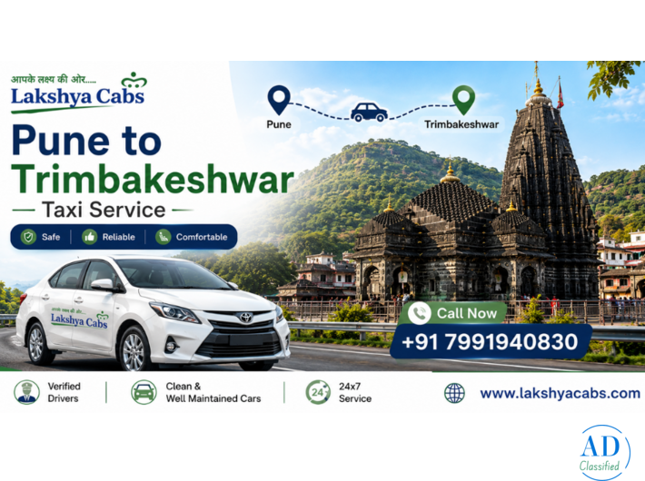 Pune to Trimbakeshwar Taxi Service for Comfortable Pilgrimage Travel