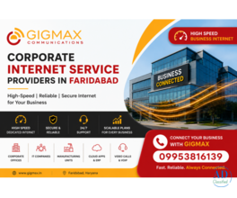 Best Corporate Internet Service Providers in Faridabad – Gigmax