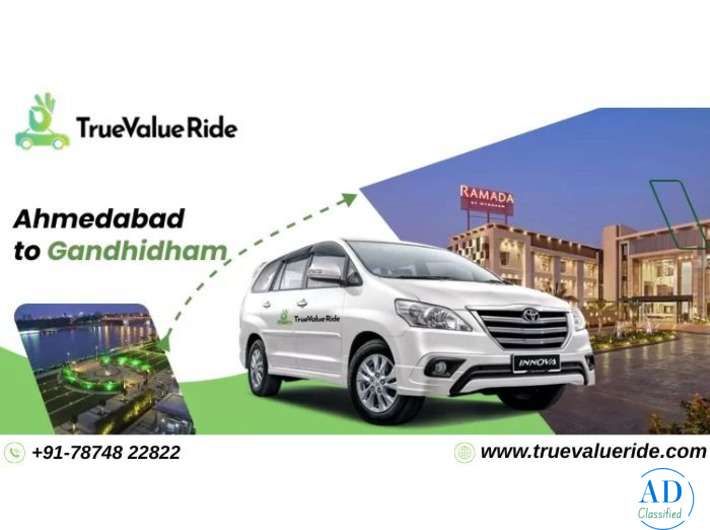 Hire Ahmedabad to Gandhidham Cab Service - True Value Ride