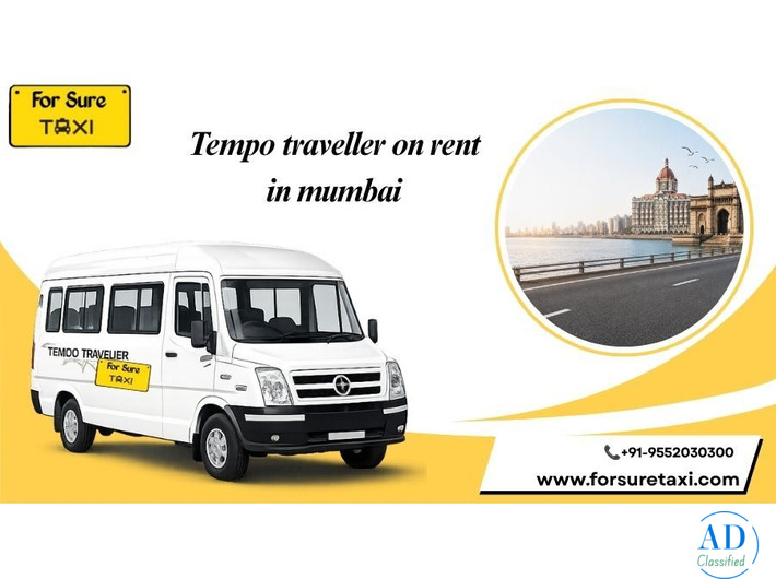 Tempo Traveller on Rent in Mumbai | 9, 12, 13, 17 & 26 Seater Available