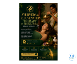 Ayurveda and Rejuvenation Therapy in Kerala, India from Berlin