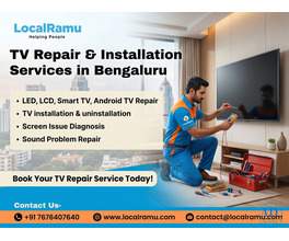 LocalRamu TV Repair Bengaluru Fixes Every TV Issues Without Buying a New TV