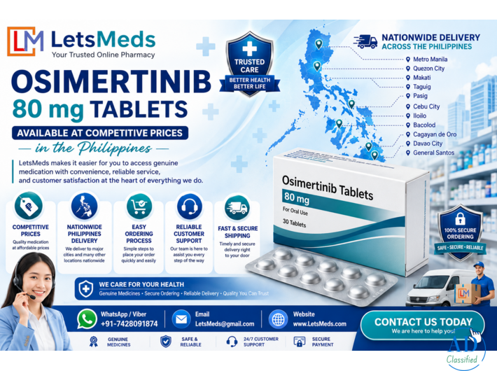 Osimertinib 80 mg Price Philippines at Lower Cost