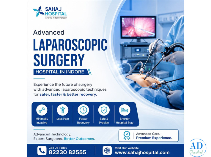 Advanced Laparoscopic Surgery Hospital in Indore