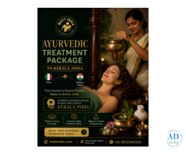 Ayurvedic Treatment Package to Kerala India from Italy