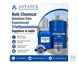 Bulk Chemical Solutions from Experienced Triethanolamine Suppliers in India