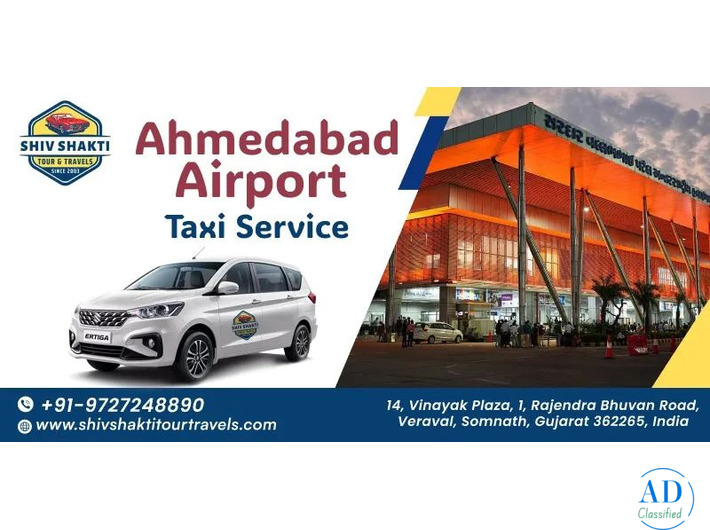 Ahmedabad Airport Taxi Service – Reliable Airport Transfers with Shiv Shakti Tour Travels