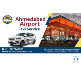 Ahmedabad Airport Taxi Service – Reliable Airport Transfers with Shiv Shakti Tour Travels