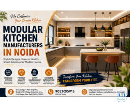 Best Modular Kitchen Manufacturers in Noida for Modern Home Interiors