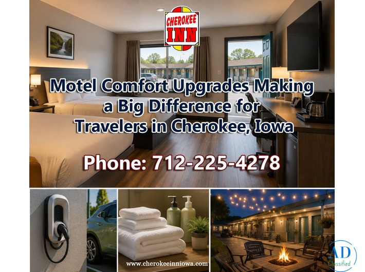 Motel Comfort Upgrades Making a Big Difference for Travelers in Cherokee, Iowa