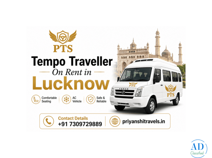 Tempo Traveller in Lucknow for Convenient Group Journeys