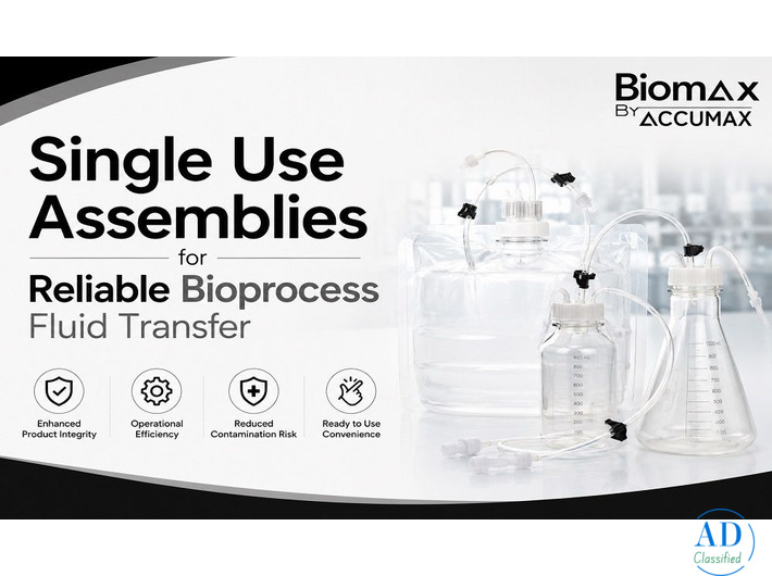 Single Use Assemblies for Reliable Bioprocess Fluid Transfer