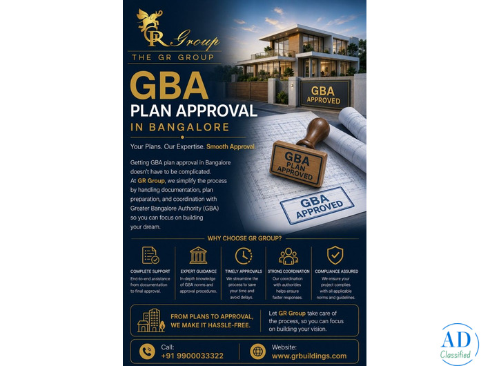 GBA plan approval in Bangalore