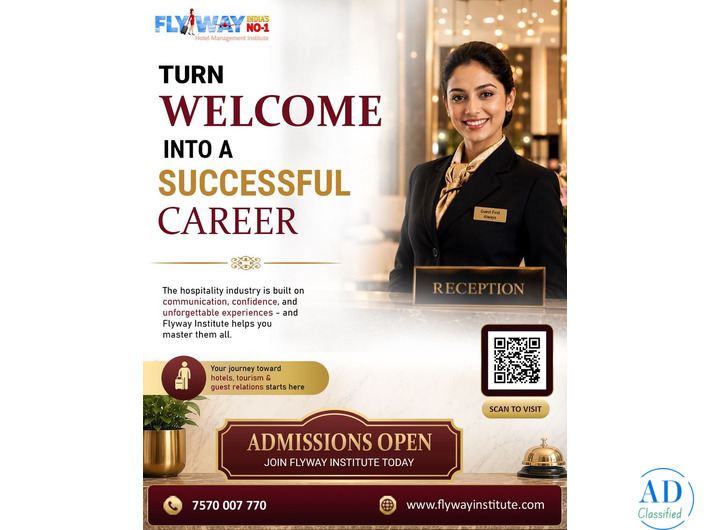 Best Hotel Management Institute in Lucknow | Admissions Open at FLYWAY Academy