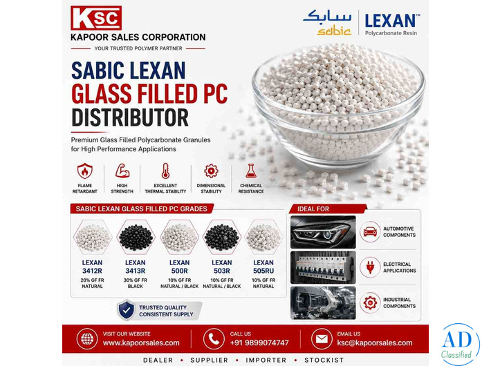 Kapoor Sales Corporation – SABIC LEXAN Glass Filled PC Distributor