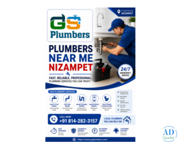 Plumbers Near Me Nizampet – GS Plumbers