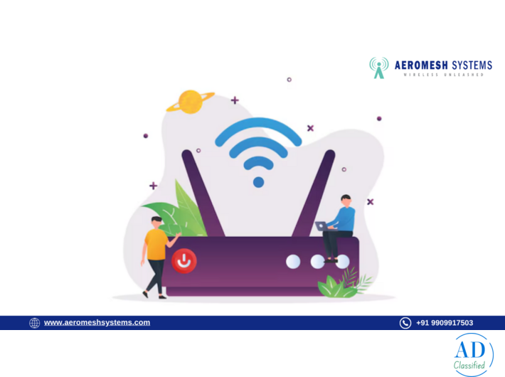 Mesh WiFi Router Architecture for Large Industrial Campuses