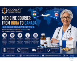 Medicine courier from India to Canada - Oddway