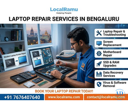 Stop Struggling With a Slow Laptop Get It Fixed Fast with LocalRamu Services in Bengaluru