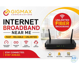 Internet Broadband Near Me GIGMAX Unlimited Fiber Broadband