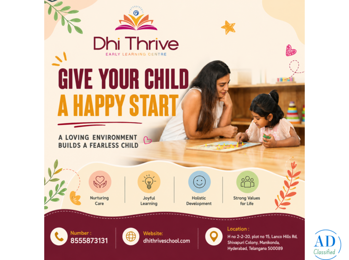 Pre Nursery School in Manikonda