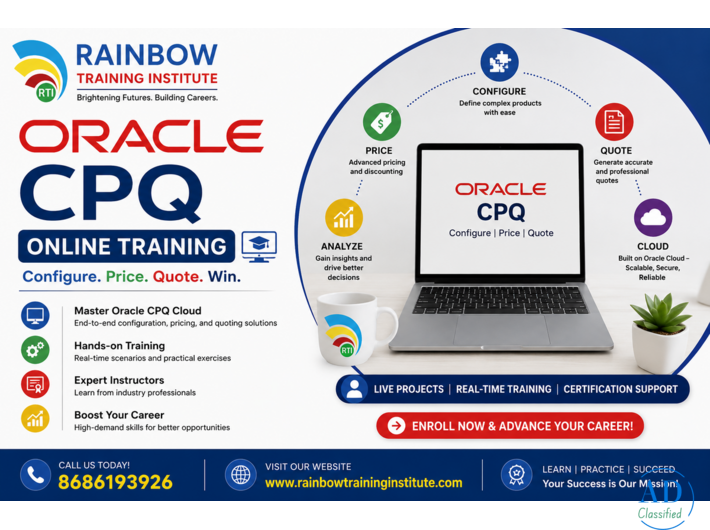 Oracle CPQ online training
