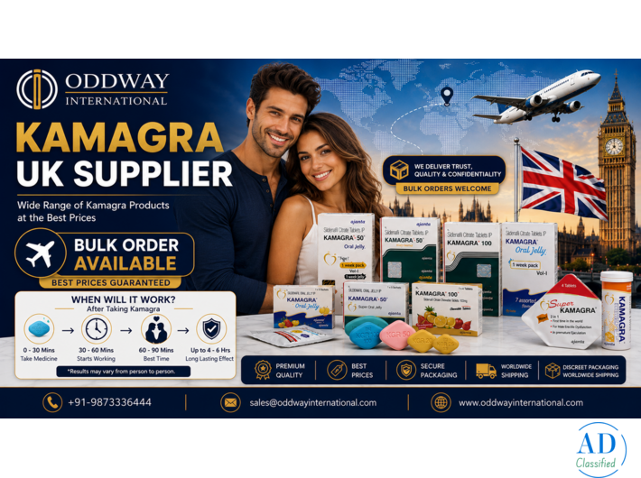 Kamagra UK Wholesale Export Supply for UK Buyers | Oddway International