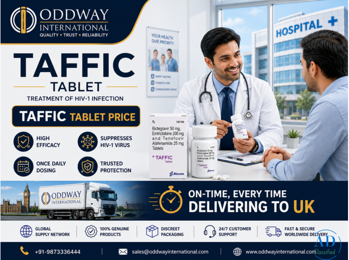 Taffic Tablets UK Bulk Supply by Oddway International