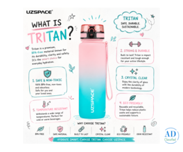 💧 UZSPACE — the reminder sitting on your desk.