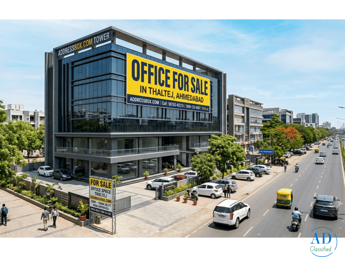 Office for Sale in Thaltej, Ahmedabad