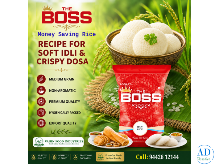 BOSS Brand Idli Rice - Money Saving Rice