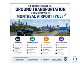 The Complete Guide to Ground Transportation from Ottawa to Montreal Airport (YUL)