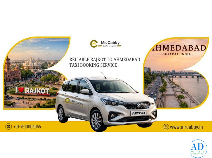 Easy Online Rajkot to Ahmedabad Taxi Booking
