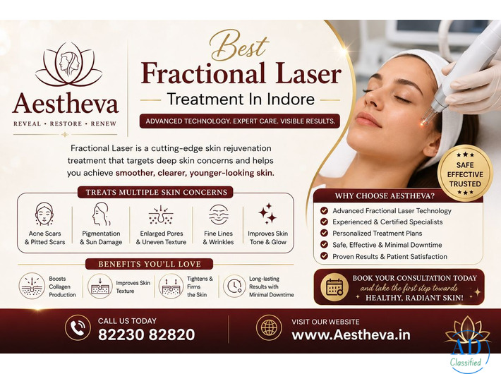 Best Fractional Laser Treatment In Indore