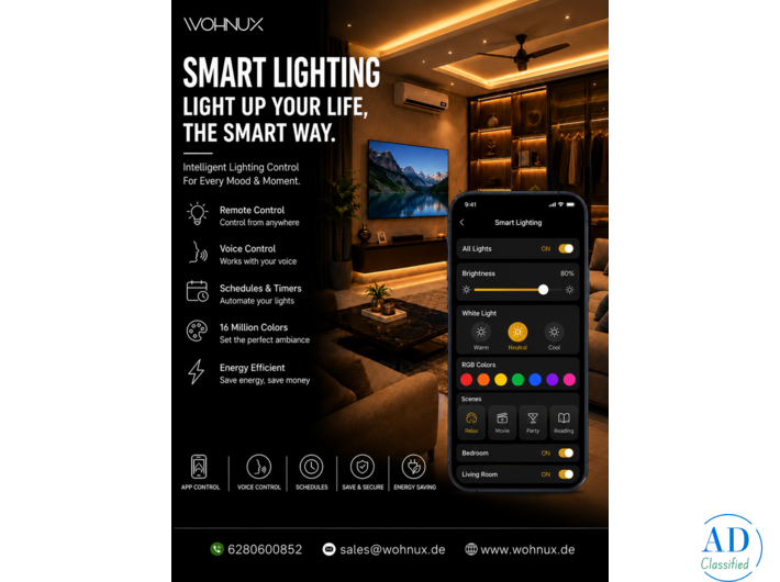 Home Automation Company India – Smart Living Starts with Wohnux