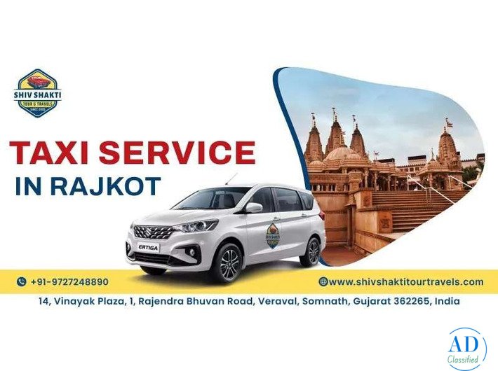 Taxi Service in Rajkot – Reliable Local & Outstation Cab Booking