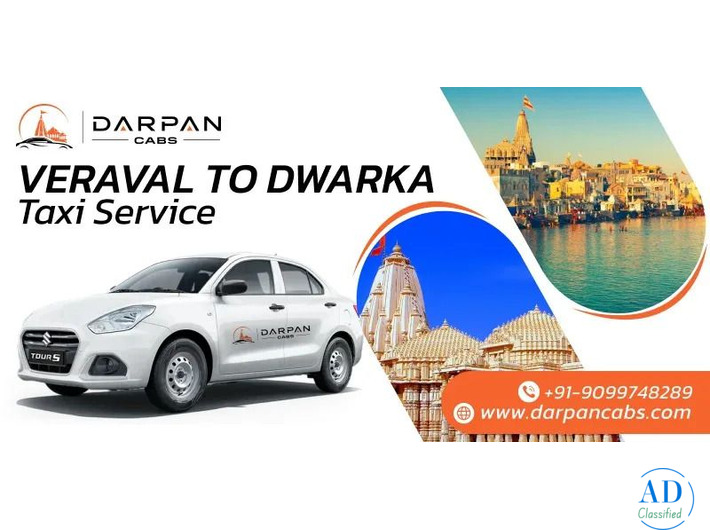 Book Veraval to Dwarka Taxi Service with Darpan Cabs