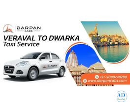 Book Veraval to Dwarka Taxi Service with Darpan Cabs