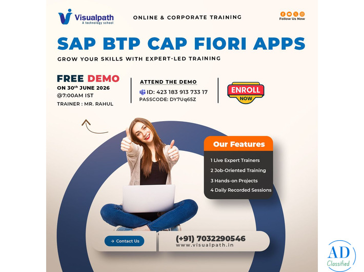 SAP BTP CAP Fiori Apps Online Free Demo