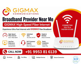 Broadband Provider Near Me | GIGMAX High-Speed Fiber Internet