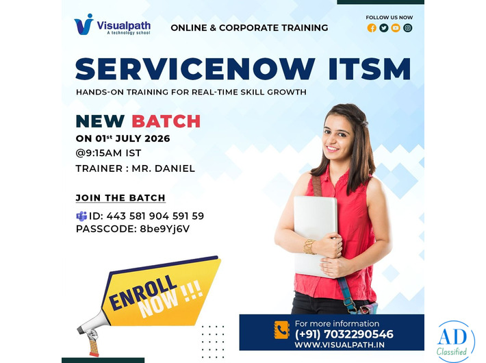 ServiceNow ITSM Training | Online New Batch